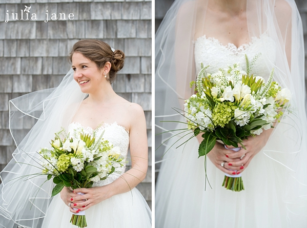 green and white wedding details by connecticut wedding photographer julia jane studios